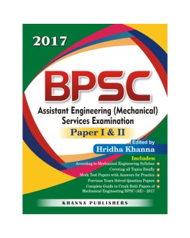 BPSC Assistant Engineering in Mechanical Services Examination Paper I & II