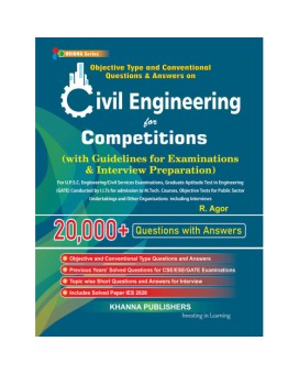 E_Book Objective Type and Conventional Questions and Answers on Civil Engineering for All Types of Examinations & Interviews