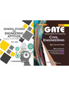 Gate Civil Engineering with General Studies and Engineering Aptitude 2 vol Combo set