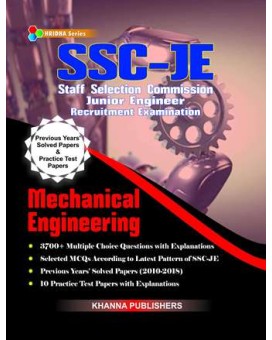SSC-JE IN MECHANICAL ENGINEERING  (Previous years solved and practice paper)
