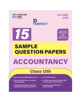 Parikshit CBSE Class 12th Accountancy| 15 Sample Question Papers | For 2026 Board Exam