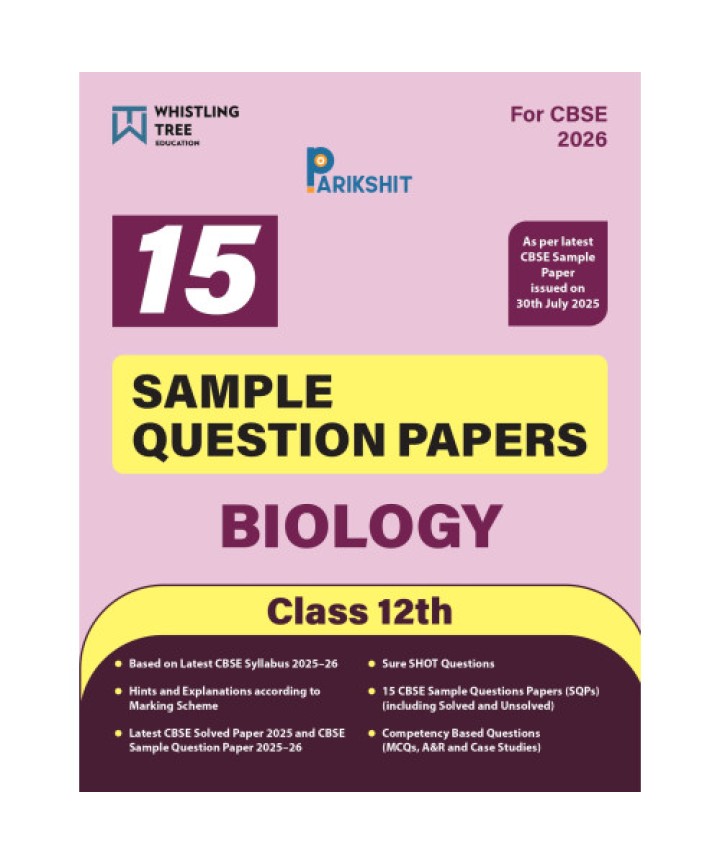 Parikshit CBSE Class 12th Biology | 15 Sample Question Papers | For 2026 Board Exam